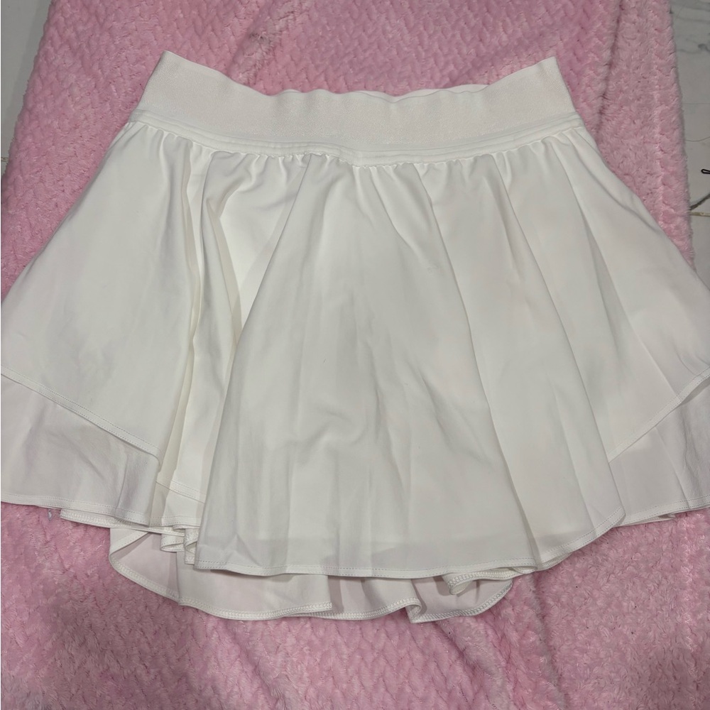 Lululemon White Tennis Skirt